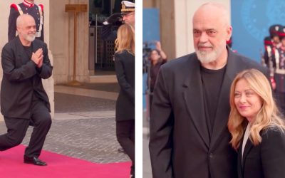 Gestul lui Edi Rama, interpretat de experți: Ce a făcut în fața lui Meloni
