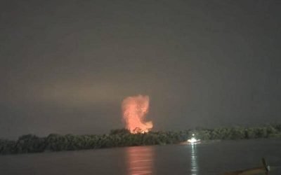 Atac RUSESC la Izmail: navă PANAMEZĂ avariată grav în port