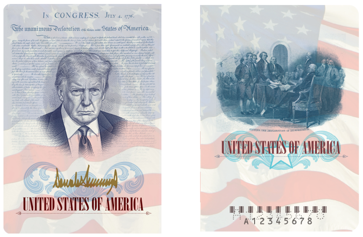 SUA: Pașapoarte cu imaginea lui Donald Trump, la 250 de ani de la fondare