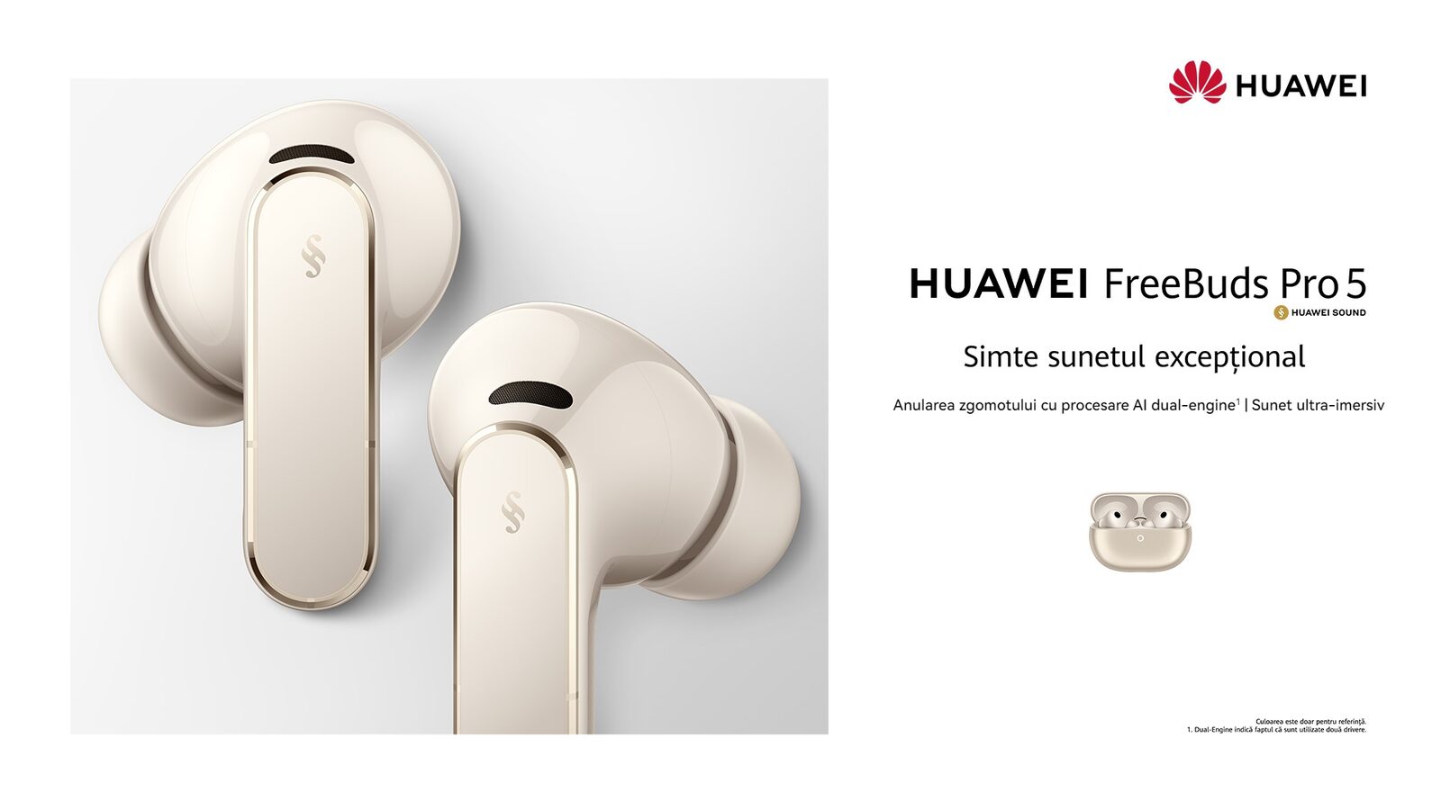 HUAWEI lansează FreeBuds Pro 3: Anulare zgomot AI pentru sunet impecabil