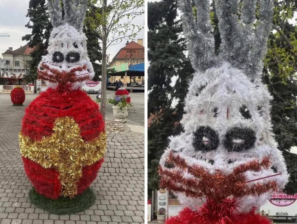 Iepurași horror în Baia Mare: „Te doare mintea” critică aspectul sinistru