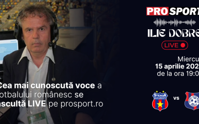 Ilie Dobre, comentariu LIVE pe ProSport.ro despre meciul Stelei