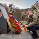 Lari Brînzan, în Bosnia, la comemorarea tatălui erou din teatrul de operații