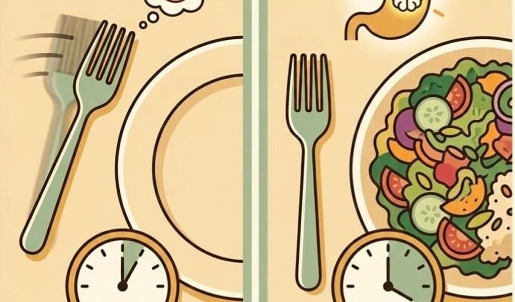 Afli de ce te îngrași mâncând sănătos: Secretul „20 de minute”