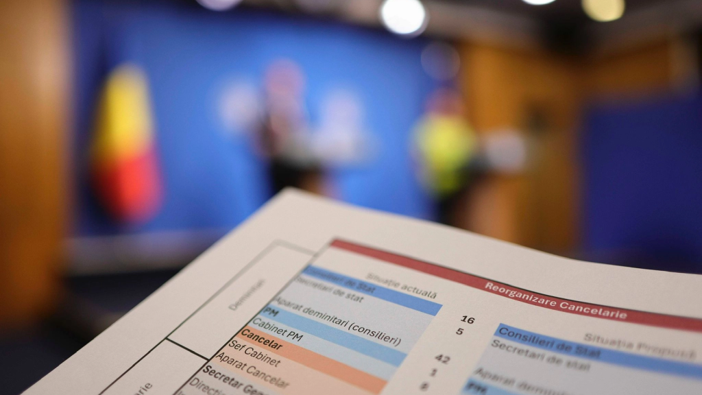 Guvernul taie în carne vie: Foarfeca lui taie posturile din ministere