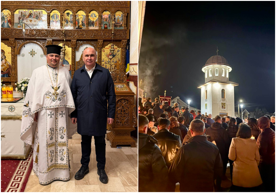 Bolojan la Înviere în Bihor: Premierul, prezent la slujba din Sânmartin