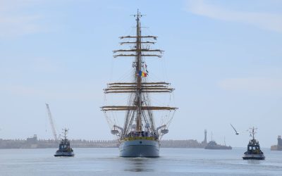 Mircea, în marș internațional: Nava-școală părăsește Constanța pentru 5 luni