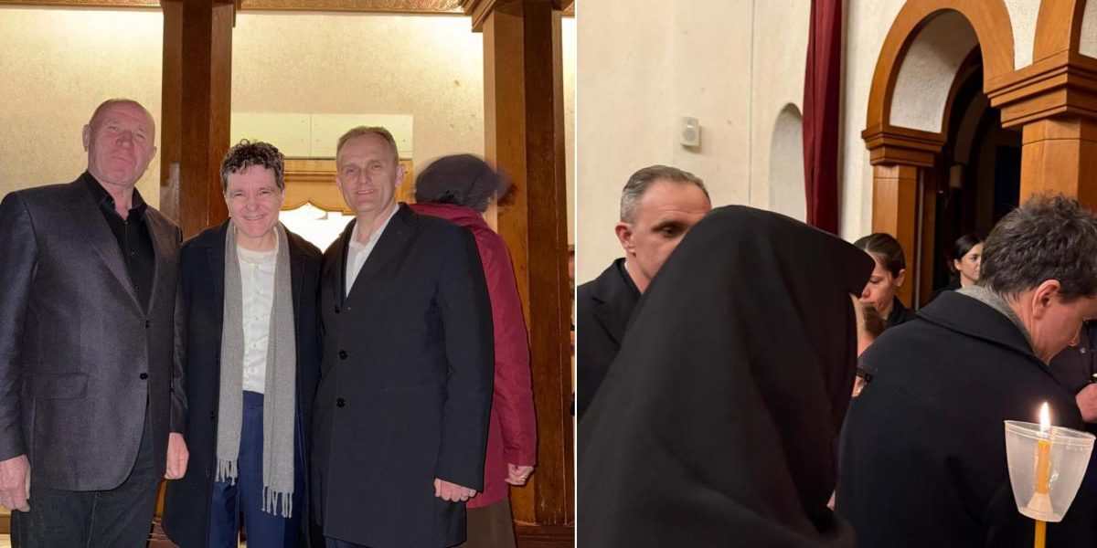 Nicușor Dan, vizită-surpriză la mănăstirea Cornu de Paște