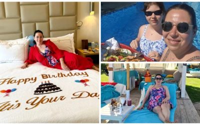 Oana Roman, la 50 de ani, în costum de baie. Unde și cu cine a petrecut aniversarea