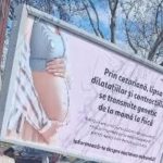 Panouri anti-cezariană în București: USR cere aviz medical pentru reclame