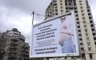 București: Scandalul panourilor anti-cezariană. Cine a plătit? Reacția Colegiului Medicilor