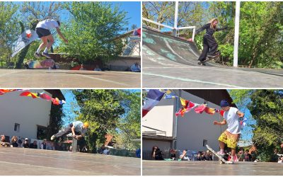 Mondial de skateboard freestyle la Arad: Acrobații spectaculoase în România