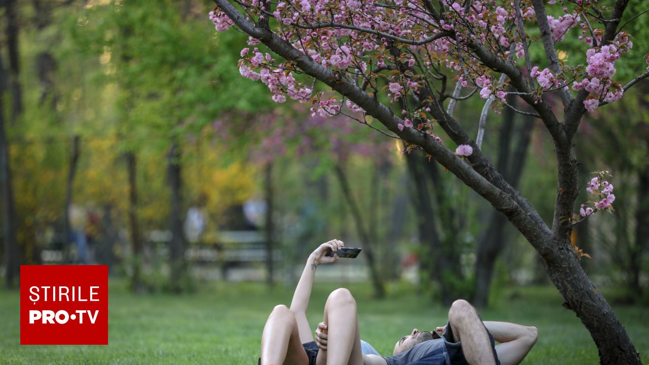 Vreme de primăvară: Temperaturi de 21 grade și unde va ploua azi