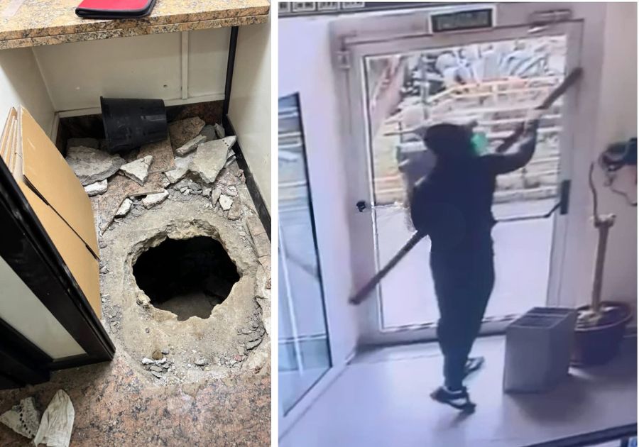 Hoți cu măști și arme de jucărie au jefuit o bancă din București