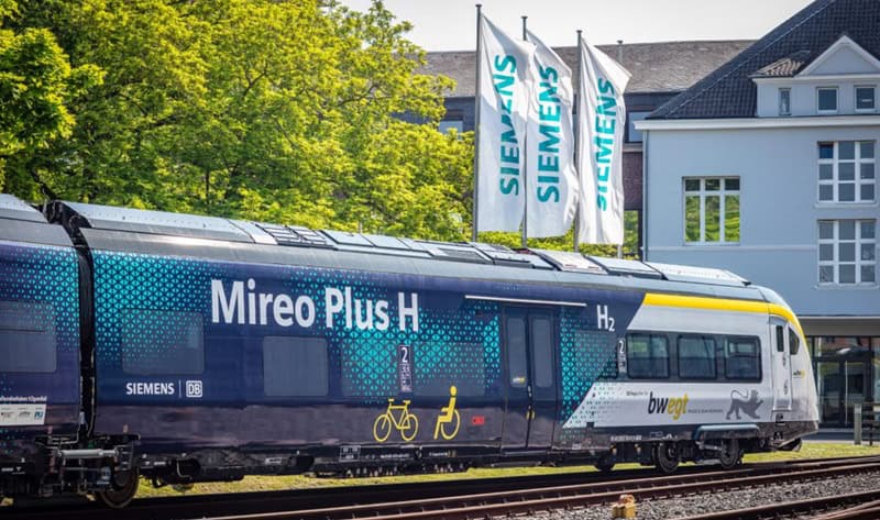 Siemens Mobility, contract de 1,6 mld lei pentru 12 trenuri cu hidrogen în România