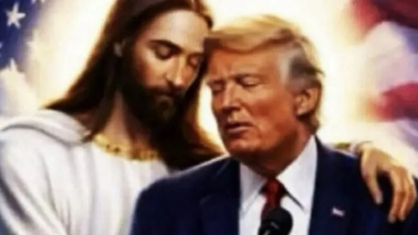 Donald Trump, din nou controversat: După Iisus, îmbrățișat de… Iisus!