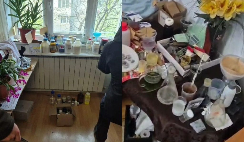 Experimente periculos de chimist la Galați: 72 kg de substanțe toxice