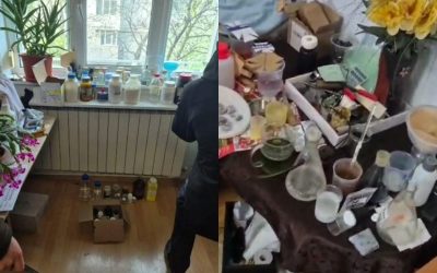 Experimente periculos de chimist la Galați: 72 kg de substanțe toxice