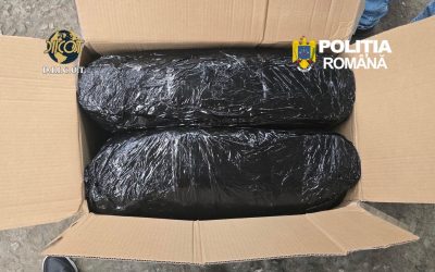 Captură la Târgu Mureș: 13 kg de canabis, aduse din Spania