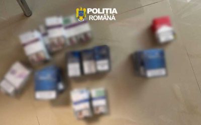 Timiș: Percheziții-șoc! 260.000 de țigări de contrabandă, doi suspecți reținuți