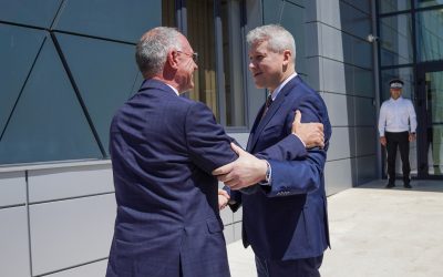 Predoiu, întâlnire-fulger cu ministrul austriac Karner la Constanța