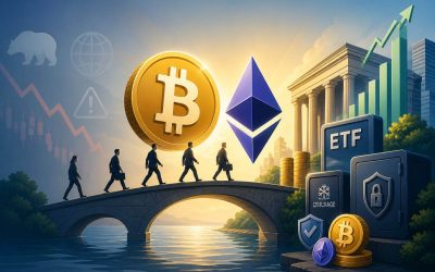 Bitcoin și Ethereum: Instituțiile pariază pe cripto, în ciuda temerilor