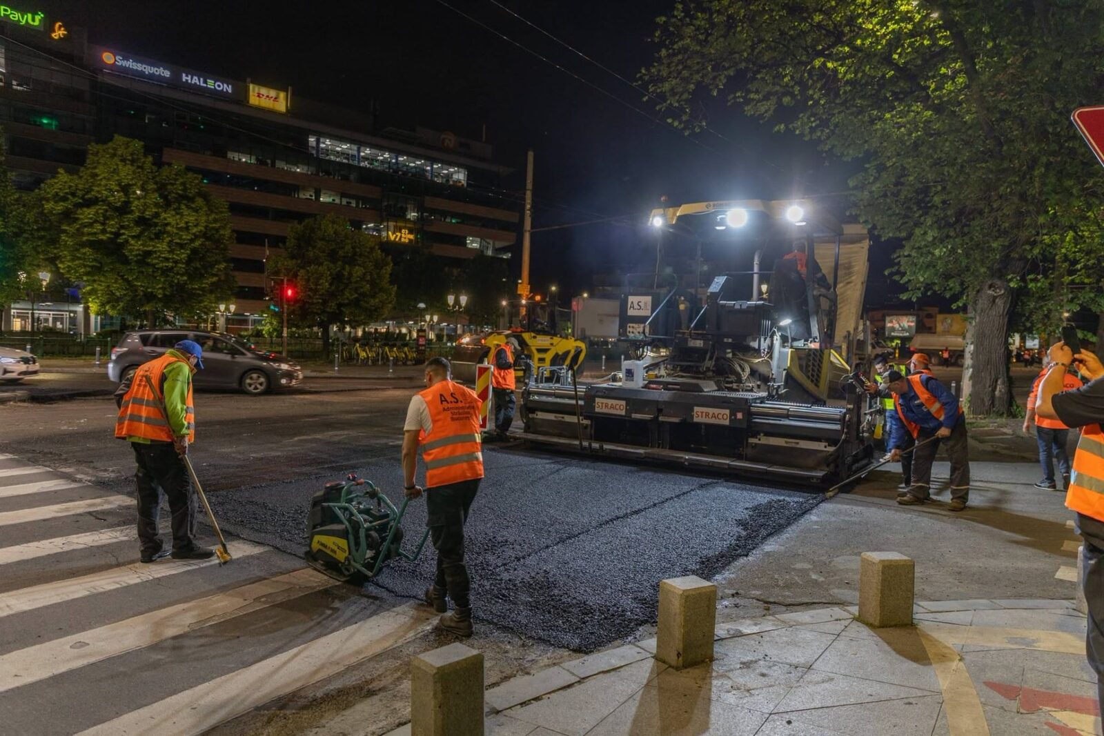 Lucrări de asfaltare nocturne în București: Lista străzilor vizate