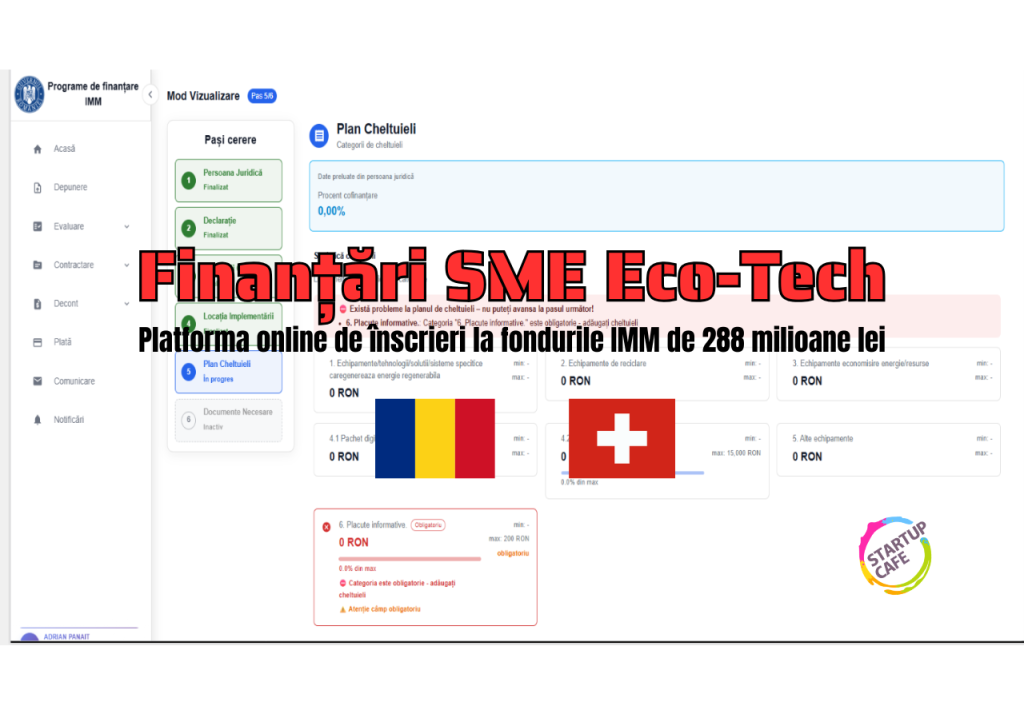 Platforma SME Eco-Tech: Cum aplică firmele din România la fonduri elvețiene