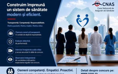 Șefii CAS la concurs: CNAS garantează evaluare fără politizare