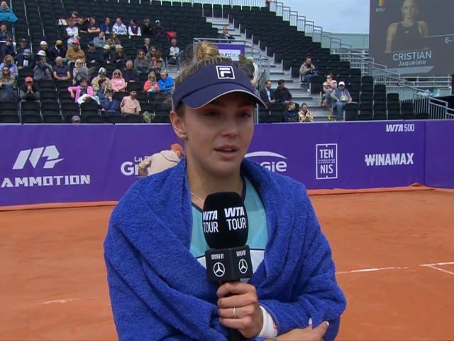 Jaqueline Cristian, victorie fulgerătoare la Strasbourg: Reacția jucătoarei