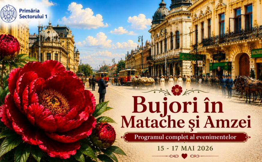 Bujori, flori și spectacol în Sectorul 1: Programul Festivalului în Matache și Amzei