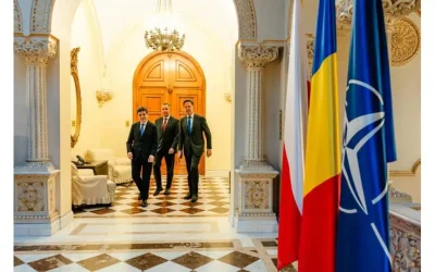 Nicușor Dan, Mark Rutte și Karol Nawrocki, despre deciziile luate la Summitul B9