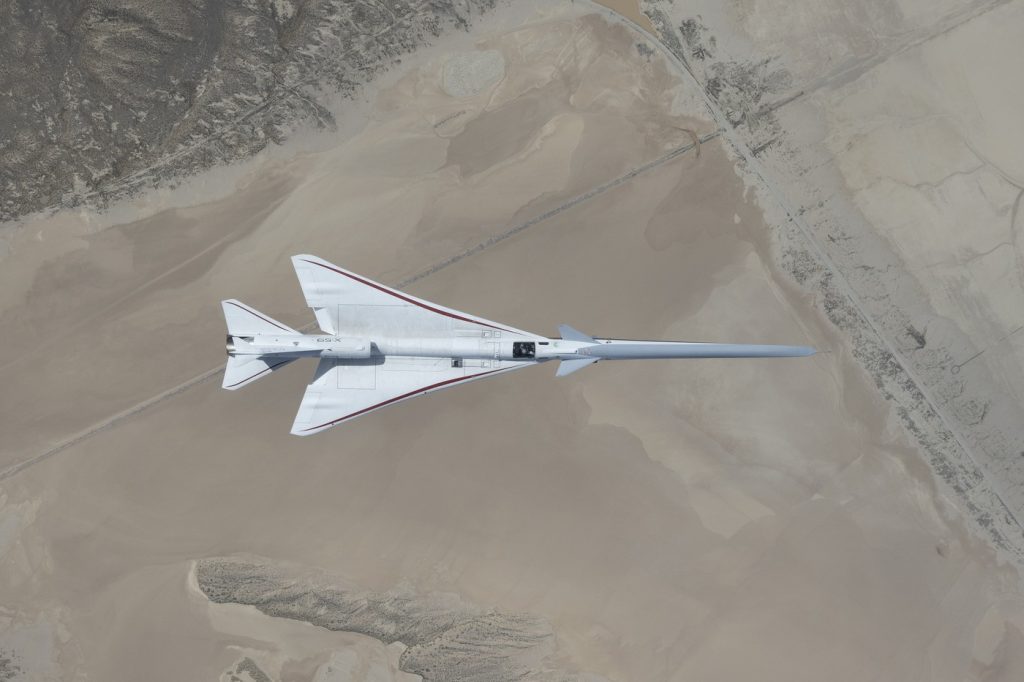NASA uimește: Noi imagini spectaculoase cu avionul supersonic X-59 în zbor
