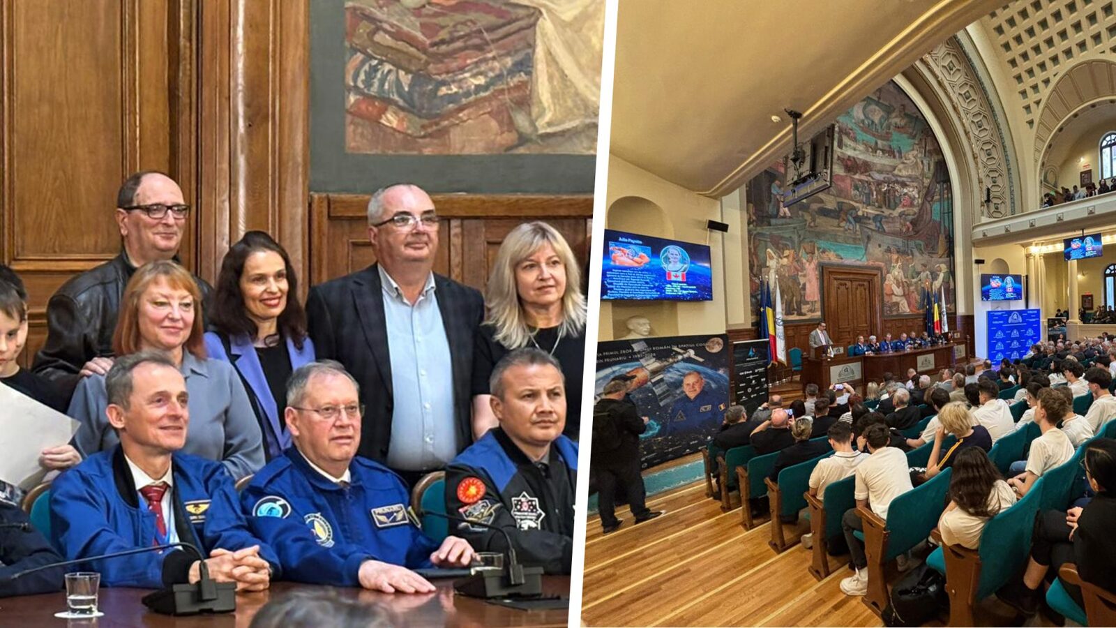 Prunariu, la 45 de ani de la zborul istoric: 10 astronauți la București