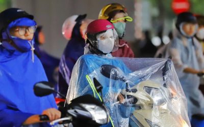 Furtuni violente în Vietnam, temperaturi în scădere