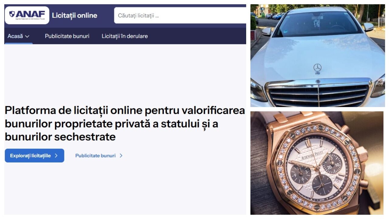 ANAF: Vânzări record la licitații. Terenuri și ceasuri, hituri