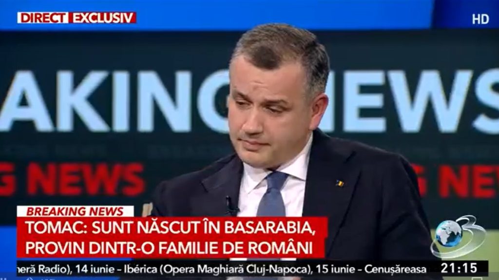 Tomac explică cedarea cetățeniei ucrainene. Premierul a plâns la Antena 3