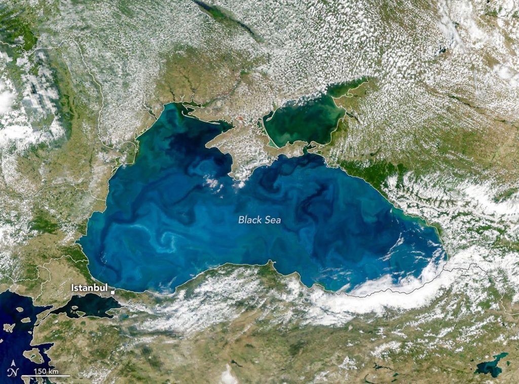 Marea Neagră turcoaz: ce se ascunde în mare când e cald