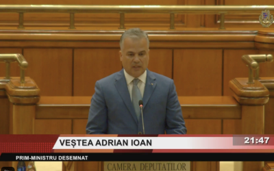 Guvernul Veștea, un eșec: Doar 212 voturi pentru învestire