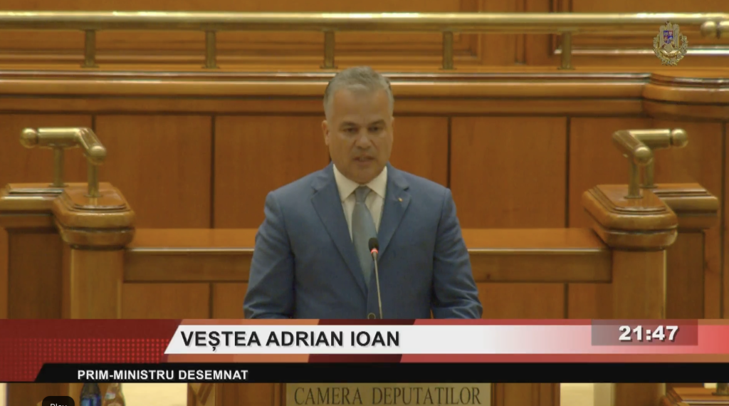 Guvernul Veștea, un eșec: Doar 212 voturi pentru învestire