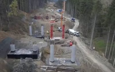 Cârtița uriașă a Carpaților, utilaj-record pe Sibiu-Pitești