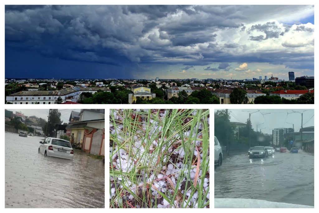 Alerte de inundații: 17 râuri sub amenințare după potop, vijelii periculoase!