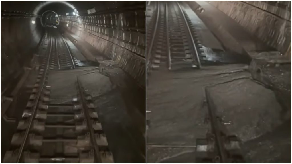 Prăbușire în metrou: Circulație blocată între 1 Mai și Jiului