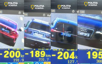 A1 Sebeș-Deva: 11 șoferi de peste 200 km/h prinsi de poliție