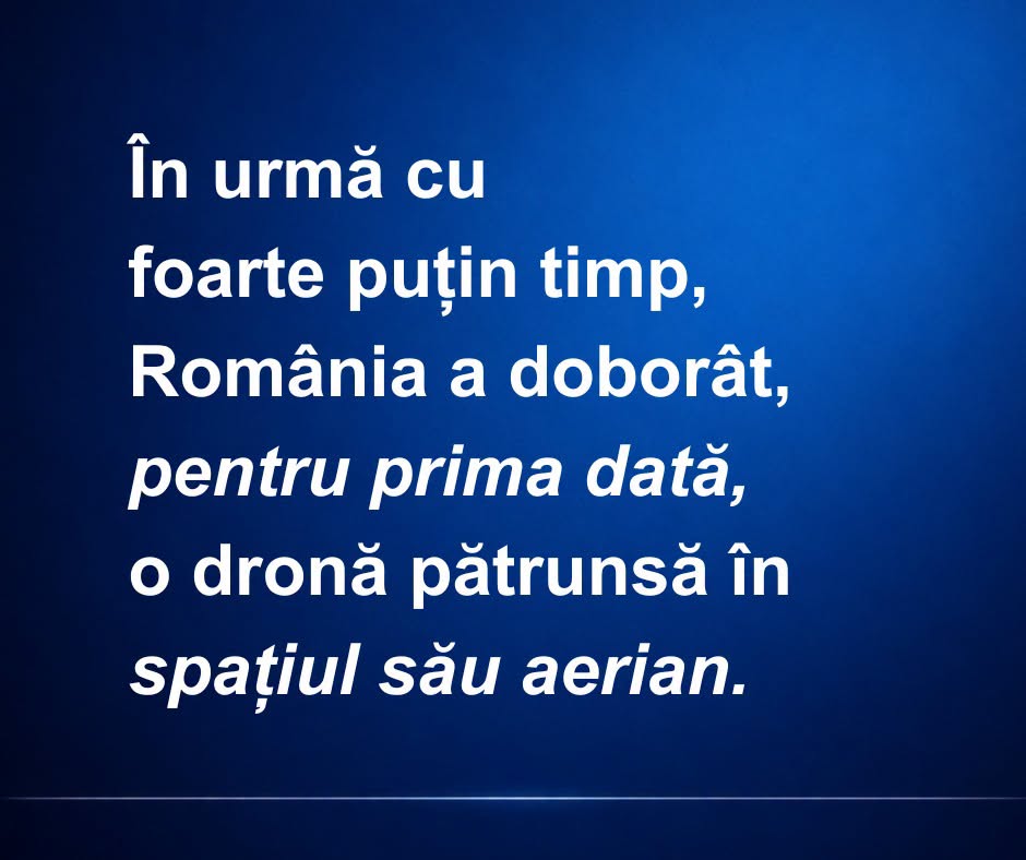 România doboară prima dronă, un scenariu SF devine realitate