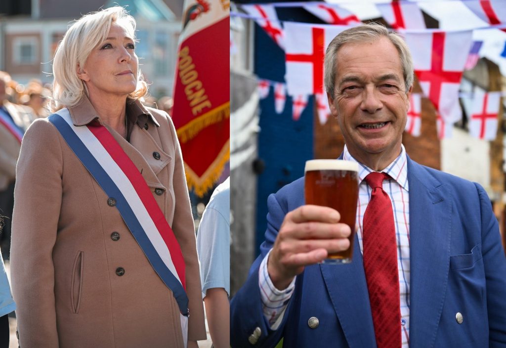 Le Pen, Farage: doi politicieni la mize mari