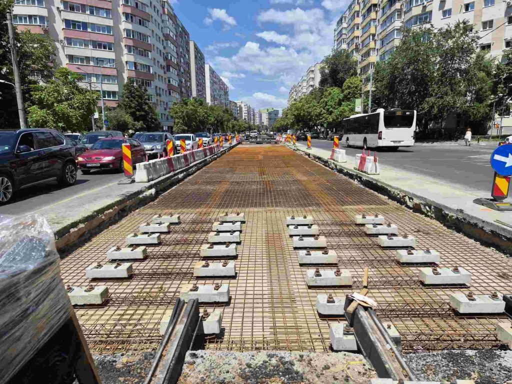 Șine de tramvai pe ultimii 50 de metri din Chișinău