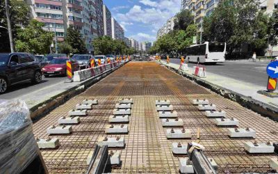 Șine de tramvai pe ultimii 50 de metri din Chișinău
