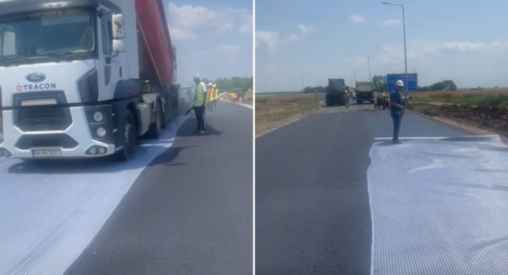 ILFOV | Centura Brănești: Se toarnă ultimul strat de asfalt