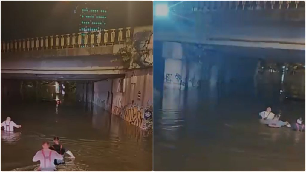 Haos în București și Ilfov: Pompierii înoată, sute de mașini distruse